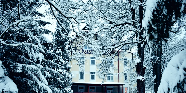 4* kúpeľný pobyt v Jeseníkoch s jedlom, neobmedzeným wellness aj zľavou na procedúry