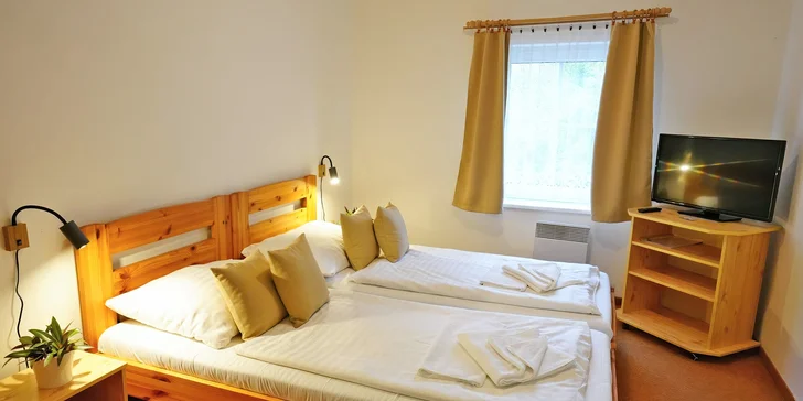 Relax kúsok od Boskovíc: pobyt s raňajkami alebo polpenziou či aj pivným kúpeľom