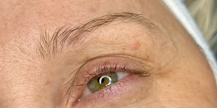 Prirodzene pôsobiace zahustenie mihalníc (1D alebo 2D mihalnice), laminácia obočia či lash lift