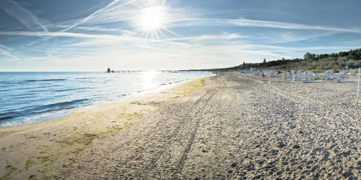 Dovolenka pri Baltiku: 3* hotel priamo na pláži, vrátane polpenzie a neobmedzeného vstupu do wellness