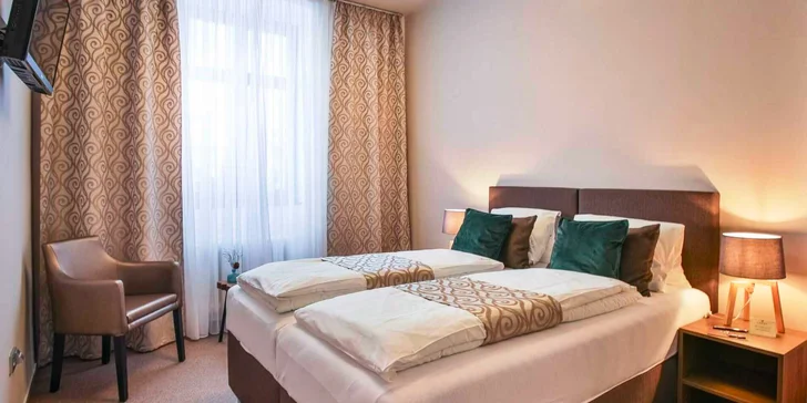 Penzión len 500 m od zámku Valtice s raňajkami aj degustáciou koňakov