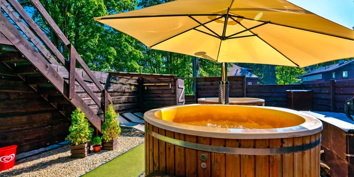 Krásna príroda a pokoj Karlovej Studánky: polpenzia aj vstup do bazéna a Thermal Parku