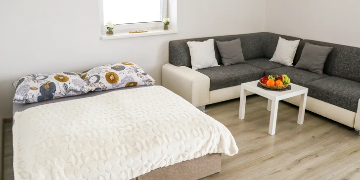 Útulné apartmány priamo v Detve, možnosť raňajok a wellness