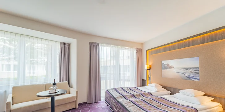 Luxusný wellness pobyt pri Baltu: hotel 2 min. od piesočnatej pláže aj neobmedzený wellness