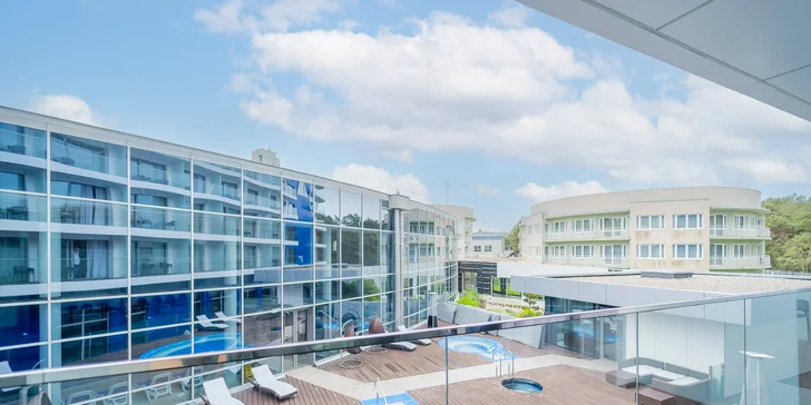 Luxusný wellness pobyt pri Baltu: hotel 2 min. od piesočnatej pláže aj neobmedzený wellness