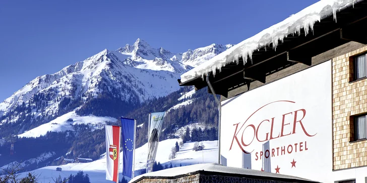 Na lyže do KitzSki: hotel v Mittersille s bazénom, saunami a polpenziou, až 3 deti zdarma