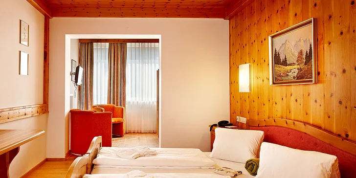 Na lyže do KitzSki: hotel v Mittersille s bazénom, saunami a polpenziou, až 3 deti zdarma