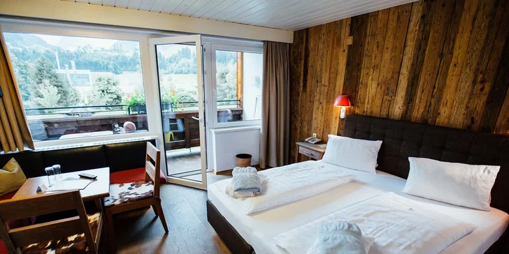 Na lyže do KitzSki: hotel v Mittersille s bazénom, saunami a polpenziou, až 3 deti zdarma