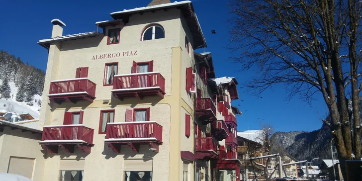 Lyžovačka v Taliansku: horský hotel v Dolomitoch s raňajkami až pre 6 osôb