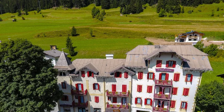 Lyžovačka v Taliansku: horský hotel v Dolomitoch s raňajkami až pre 6 osôb