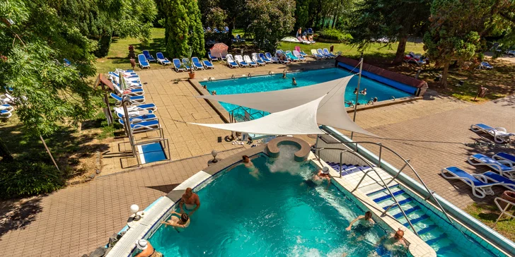 Relax v Maďarsku: 3* kúpeľný hotel s polpenziou, neobmedzený vstup do wellness