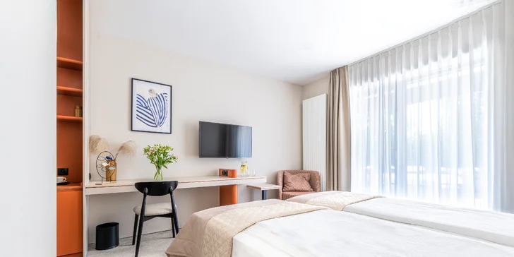 Kúpeľný hotel medzi Baltským morom a jazerom Jamno: neobmedzený wellness aj polpenzia