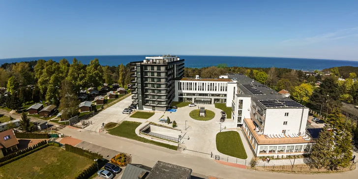 Kúpeľný hotel medzi Baltským morom a jazerom Jamno: neobmedzený wellness aj polpenzia