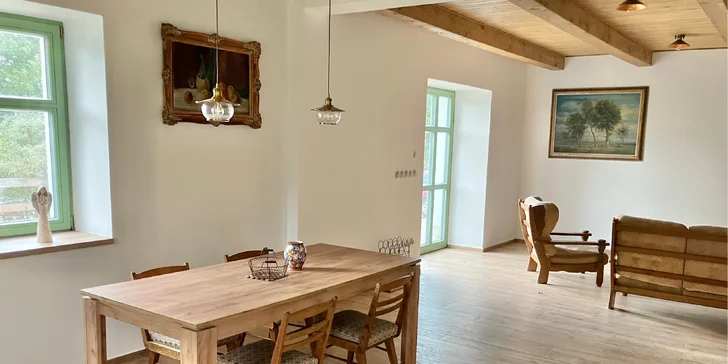 Útulné apartmány v chalupe v Žďárskych vrchoch s možnosťou sauny