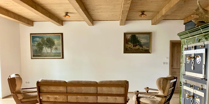 Útulné apartmány v chalupe v Žďárskych vrchoch s možnosťou sauny