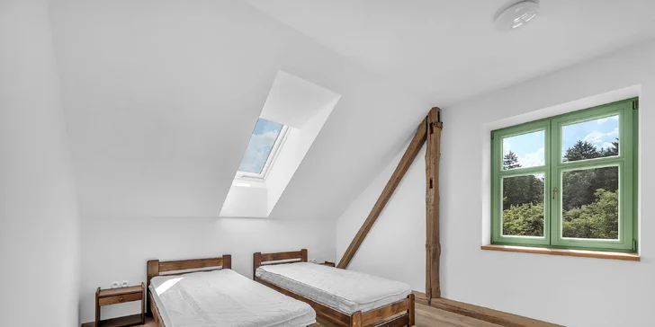 Útulné apartmány v chalupe v Žďárskych vrchoch s možnosťou sauny