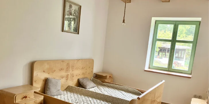 Útulné apartmány v chalupe v Žďárskych vrchoch s možnosťou sauny