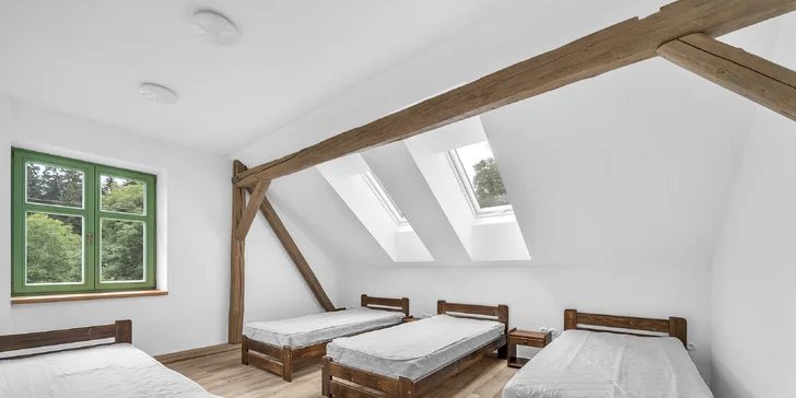 Útulné apartmány v chalupe v Žďárskych vrchoch s možnosťou sauny