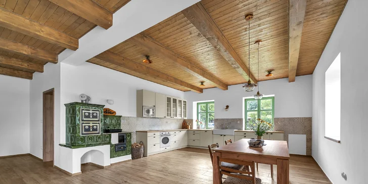 Útulné apartmány v chalupe v Žďárskych vrchoch s možnosťou sauny