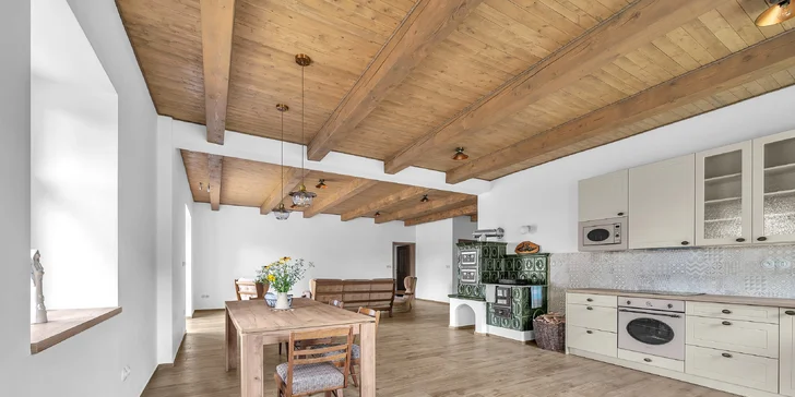 Útulné apartmány v chalupe v Žďárskych vrchoch s možnosťou sauny