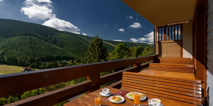 Wellness v Špindli s raňajkami alebo polpenziou, neobmedzený vstup do bazéna a saunového sveta