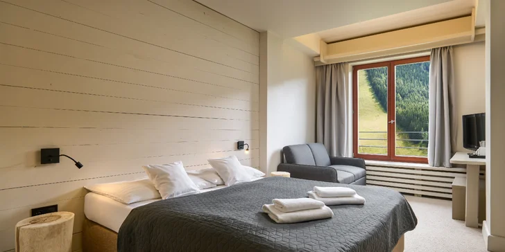 Wellness v Špindli s raňajkami alebo polpenziou, neobmedzený vstup do bazéna a saunového sveta