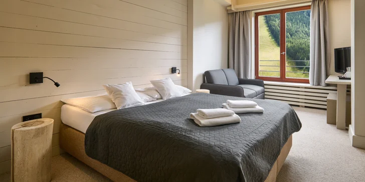 Wellness v Špindli s raňajkami alebo polpenziou, neobmedzený vstup do bazéna a saunového sveta