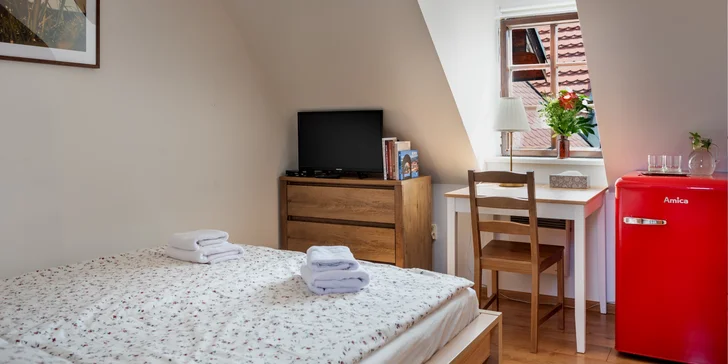 Pobyt v srdci Mělníka až pre 6 osôb: raňajky aj zľava do reštaurácie