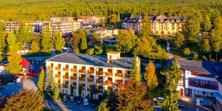 Hotel v Starom Smokovci s polpenziou a vstupom do bazéna