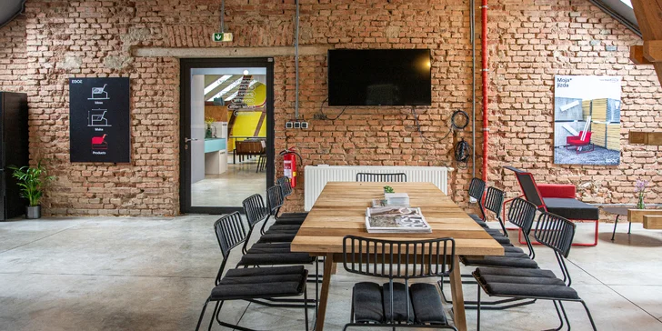 Bílovice: netradičné ubytovanie v mezonetovom apartmáne na Poli dizajnu