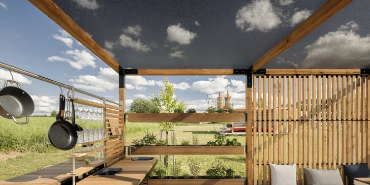 Netradičné ubytovanie v ulite: domček s premyslenými detailmi až pre 5 osôb