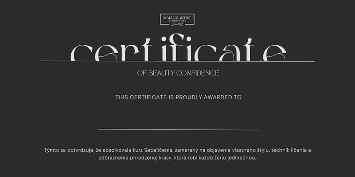 Individuálny kurz sebalíčenia so skúsenou make-up artistkou