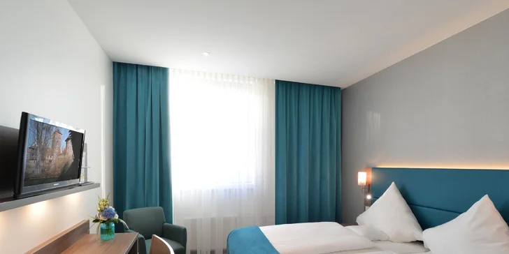 Pobyt v Norimbergu s raňajkami a neobmedzeným wellness: hotel pri stanici, až 2 deti zdarma