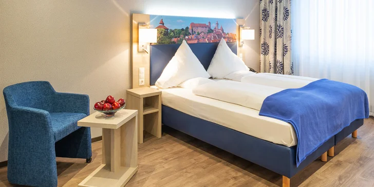 Pobyt v Norimbergu s raňajkami a neobmedzeným wellness: hotel pri stanici, až 2 deti zdarma