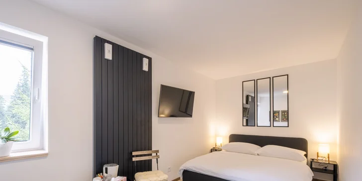 Pobyt v Peci pod Sněžkou až pre 6 osôb: raňajky, fľaša vína aj sauna