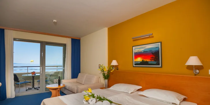 Dovolenka v chorvátskom Gradaci: 4* hotel pri pláži, s raňajkami alebo polpenziou