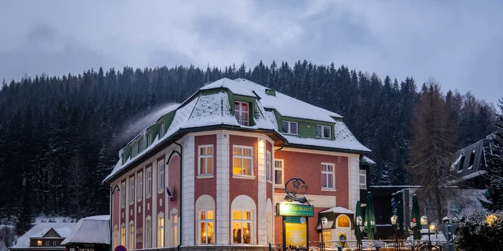 Pobyt v Peci pod Sněžkou: strava, privátny vstup do sauny a welcome drink