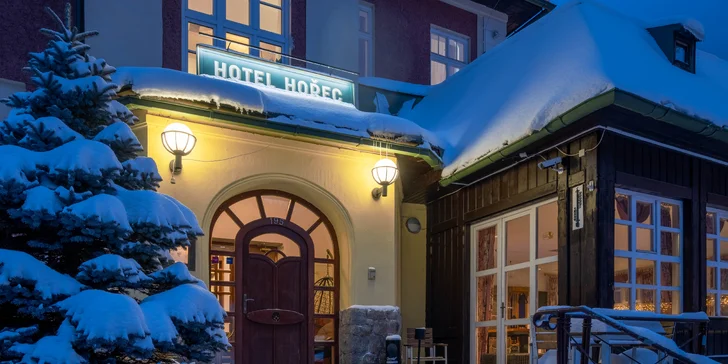 Pobyt v Peci pod Sněžkou: strava, privátny vstup do sauny a welcome drink