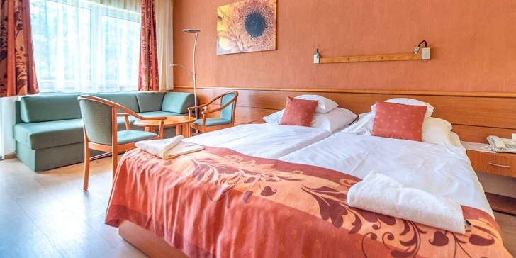 Hotel 300 m od Balatonu: neobmedzený wellness a polpenzia