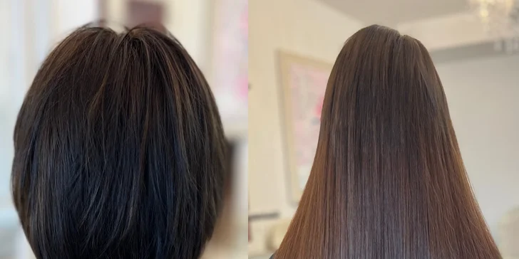 Predĺženie a zahustenie vlasov nano spojmi aj posúvanie a údržba