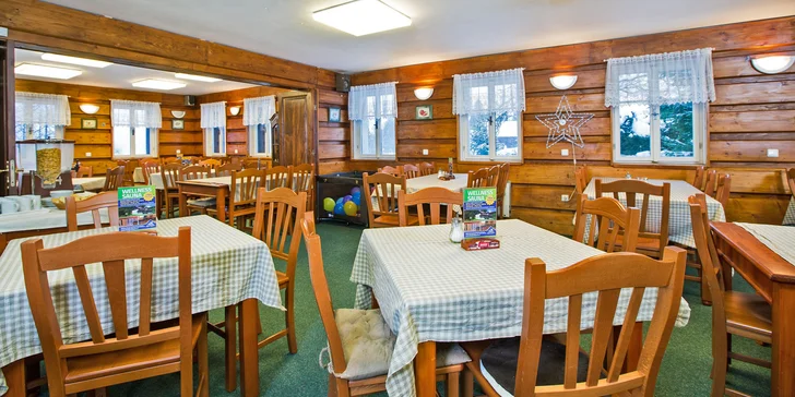 Turistická chata v Krkonošiach až pre 6 osôb: polpenzia aj zľava na saunu