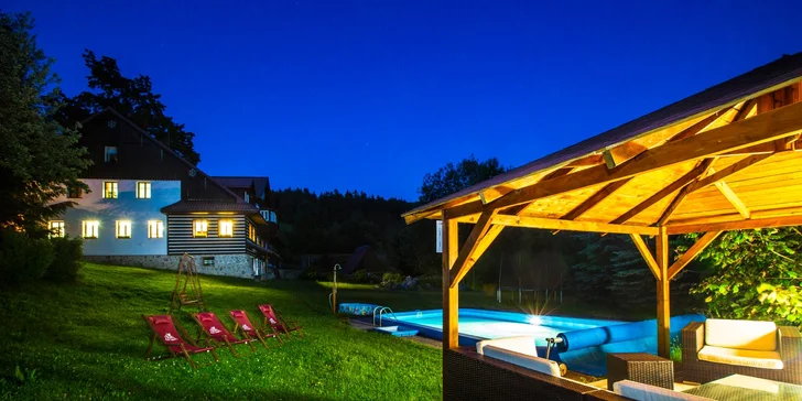 Turistická chata v Krkonošiach až pre 6 osôb: polpenzia aj zľava na saunu