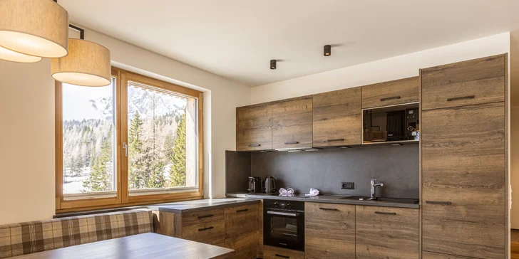 Nové krásne apartmány v rakúskych Alpách so saunou až pre 4 osoby