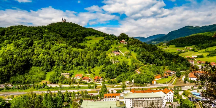 Slovinské termály Laško: hotel len pre dospelých, polpenzia aj vstup do kúpeľov a bazéna