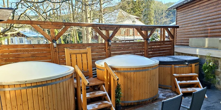 Krásna príroda a pokoj Karlovej Studánky: polpenzia aj vstup do bazéna a Thermal Parku