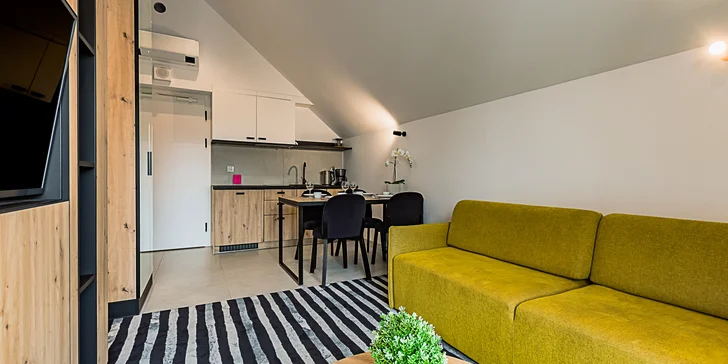 Nové apartmány pri Kolobrzegu: pláž pár krokov, wellness a možnosť stravy