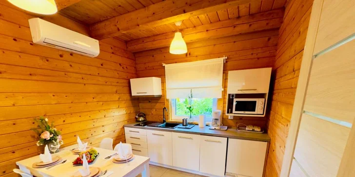 Rodinná dovolenka pri Balte v mestečku Rewal: moderné domčeky s plne vybavenou kuchyňou, 500 m od pláže