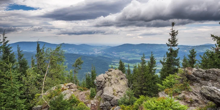 Krásne apartmány uprostred Hrubého Jeseníka: kuchynka aj krytá terasa