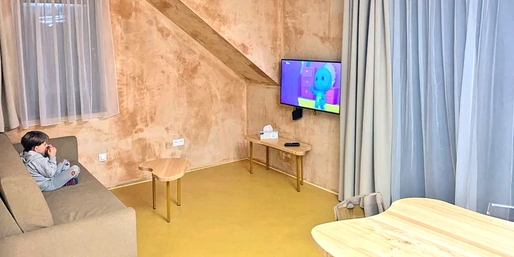 Krásne apartmány uprostred Hrubého Jeseníka: kuchynka aj krytá terasa