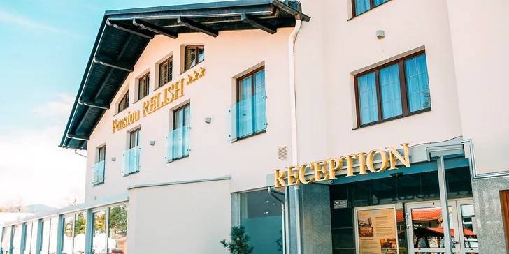 Exkluzívna dovolenka v penzióne uprostred Rajeckých Teplíc so stravou